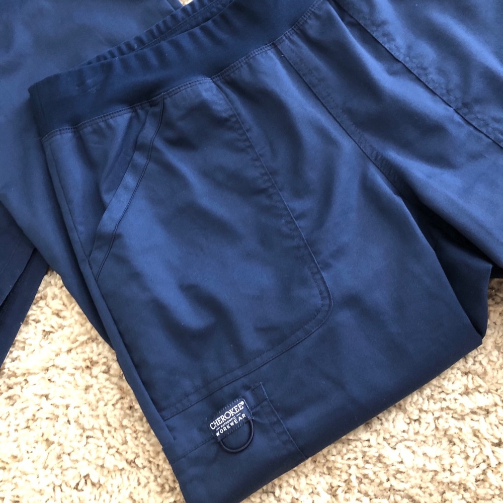 Cherokee authentic workwear navy scrub pants